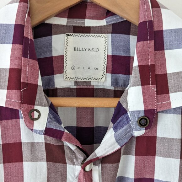 Billy Reid Button Down Check Shirt - Picture 3 of 8